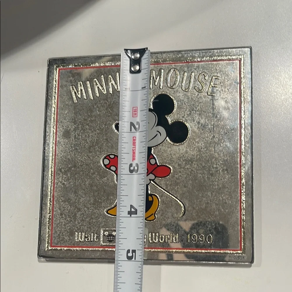 Vintage 1989 Walt Disney World Mickey Mouse Mirror Picture Souvenir 5